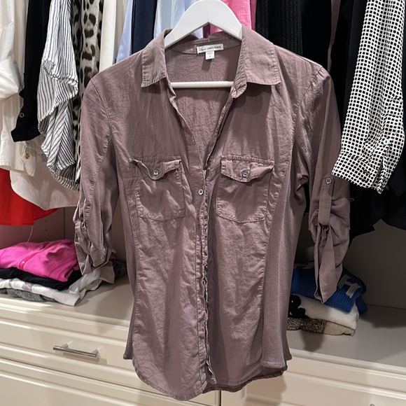 James Perse grey button down - Picture 3 of 3